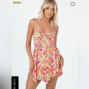 Princes polly BARRETT MINI DRESS MULTI FLORAL PETITE